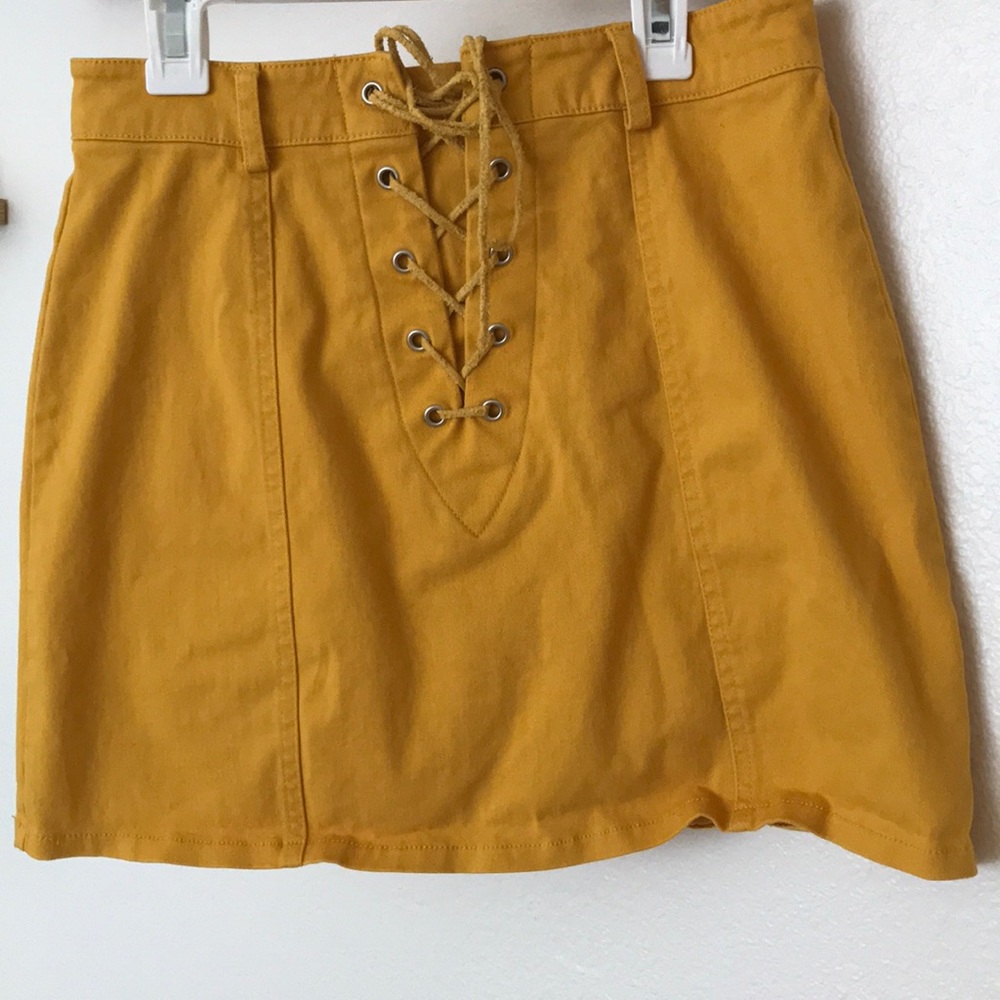 Cute Bright Yellow Skirt!